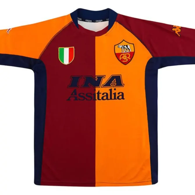 maillot rétro AS Roma