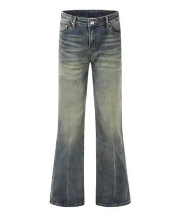 Jean Flare Vintage Effet Délavé